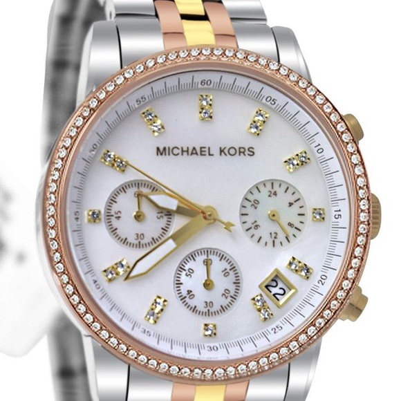 Michael Kors Accessories - Tri color Michael Kors Watch